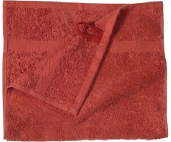gastenhanddoek, eco-katoen, 30 x 50 cm, terracotta